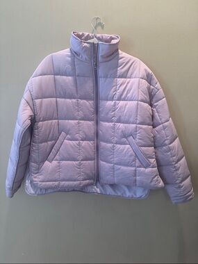 EUC Lavender Quilted Puffer Jacket - Large